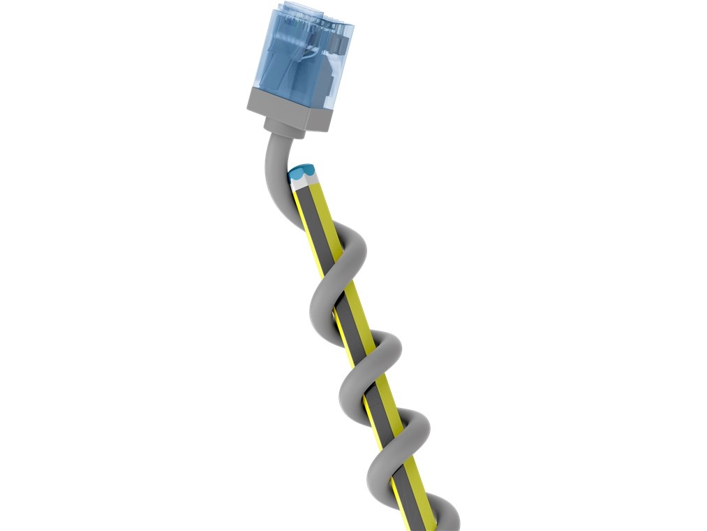 Goobay 74228, 15 M, Kat6a, U/Utp (Utp), Rj-45, Rj-45, Grau