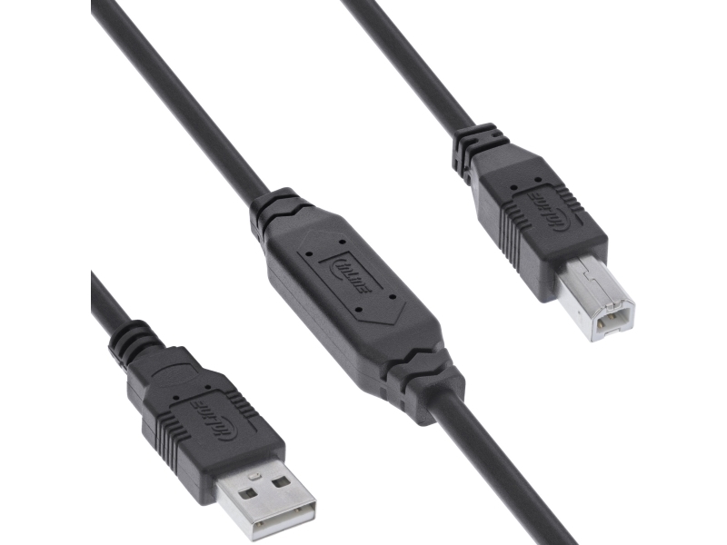 Usb-Kabel Eaton Usb-A Til Usb-B 12,5 M Sort