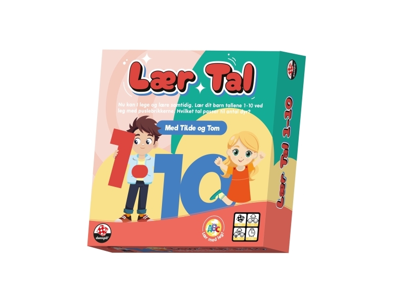 Lær Tal 1-10 - Lær med Tilde og Tom - Danspil