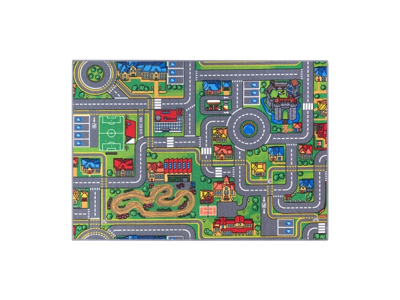 Spielteppich – An Der Fahrbahn – 95 X 133 Cm