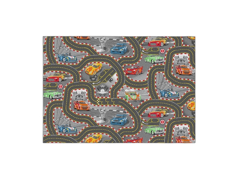 Lekmatta - Racingbana - 140 x 200 cm | Leksaker - För dom minsta - Aktivitetsfilt | GameStuff
