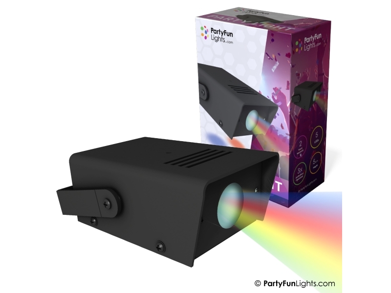 PartyFunLights Multi-Color Party Light Mini Projektor Lampe