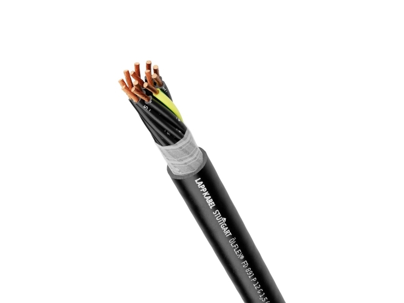 Lapp ÖLFLEX FD 891 P, 50 m, 1,5 mm², Sort, PVC, 172,8 kg/km, 318 kg/km