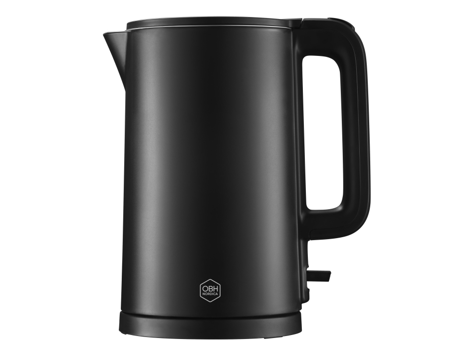 OBH Nordica NB1408N0, 1,5 l, Svart, Vattennivå indikator | Köksapparater - Juice, is och vatten - Vattenkokare | GameStuff