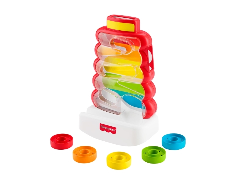 Fisher-price - Drop Through Rock-a-stack - Møntfald Stabeltårn
