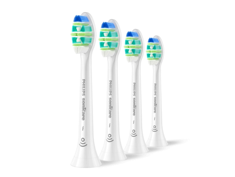 Philips I Intercare Hx9004/87 Pakke Med 4 Børstehoveder, 4 Stk, Hvid, 3 Måned(Er), Mellem, Philips, Philips Sonicare