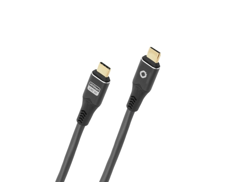 Oehlbach D1c9368, 1 M, Usb C, Usb C, 40 Gbit/Sek, Antracit