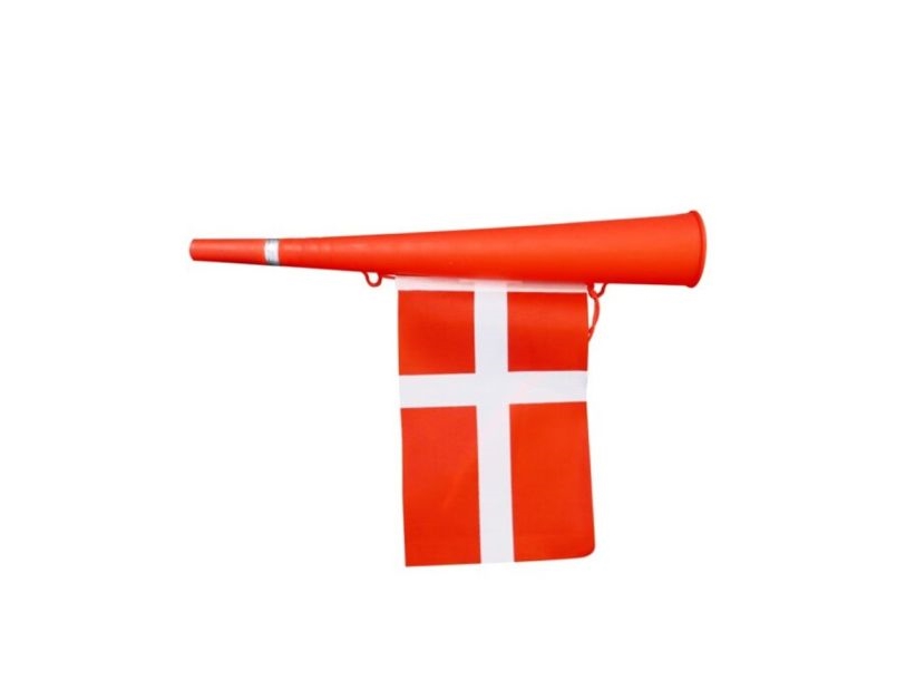 Horn Mit Dänemark-Flagge