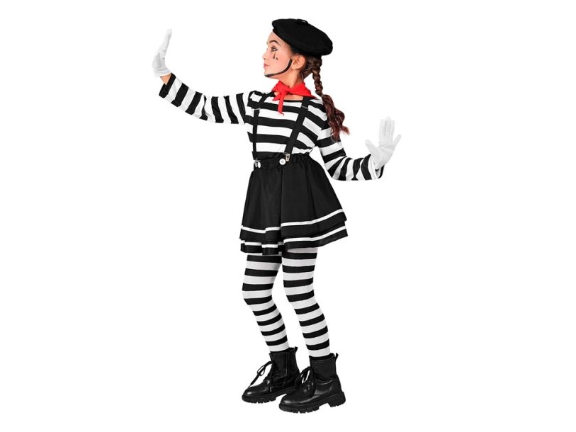 Mime Kostüm Für Mädchen