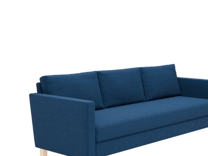 Stockholm daybed med lige armlæn og ben i birketræ