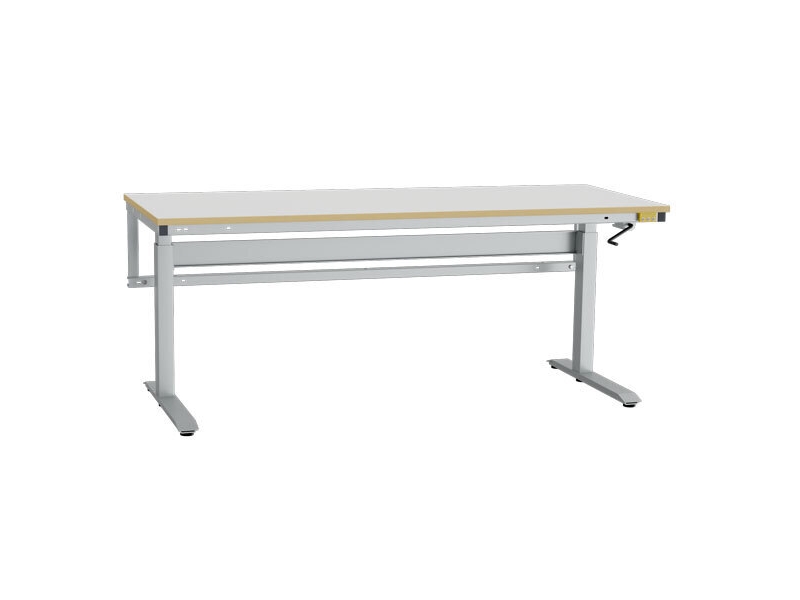 Ergonomi ESD arbejdsbord 2000x620mm m/vinyl bordplade