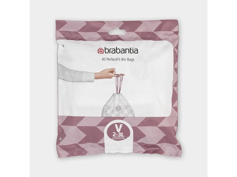 Brabantia 100253, 3 L, Hvid, Plast, Kina, 290 Mm, 235 Mm