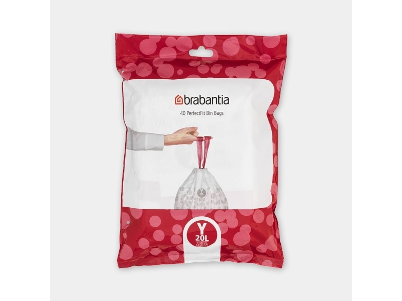 Brabantia 138263, 20 L, Hvid, Plast, Kina, 545 Mm, 412 Mm