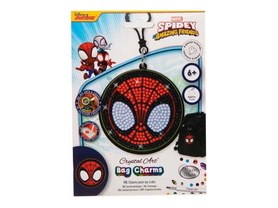 Spider-Man, Crystal Art Bag Charms