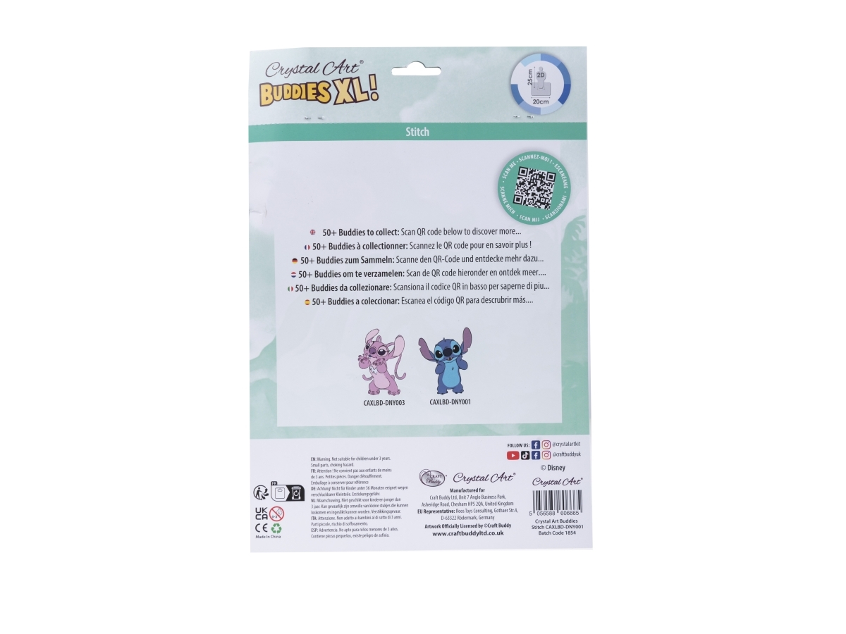 Stitch, Crystal Art XL Buddy