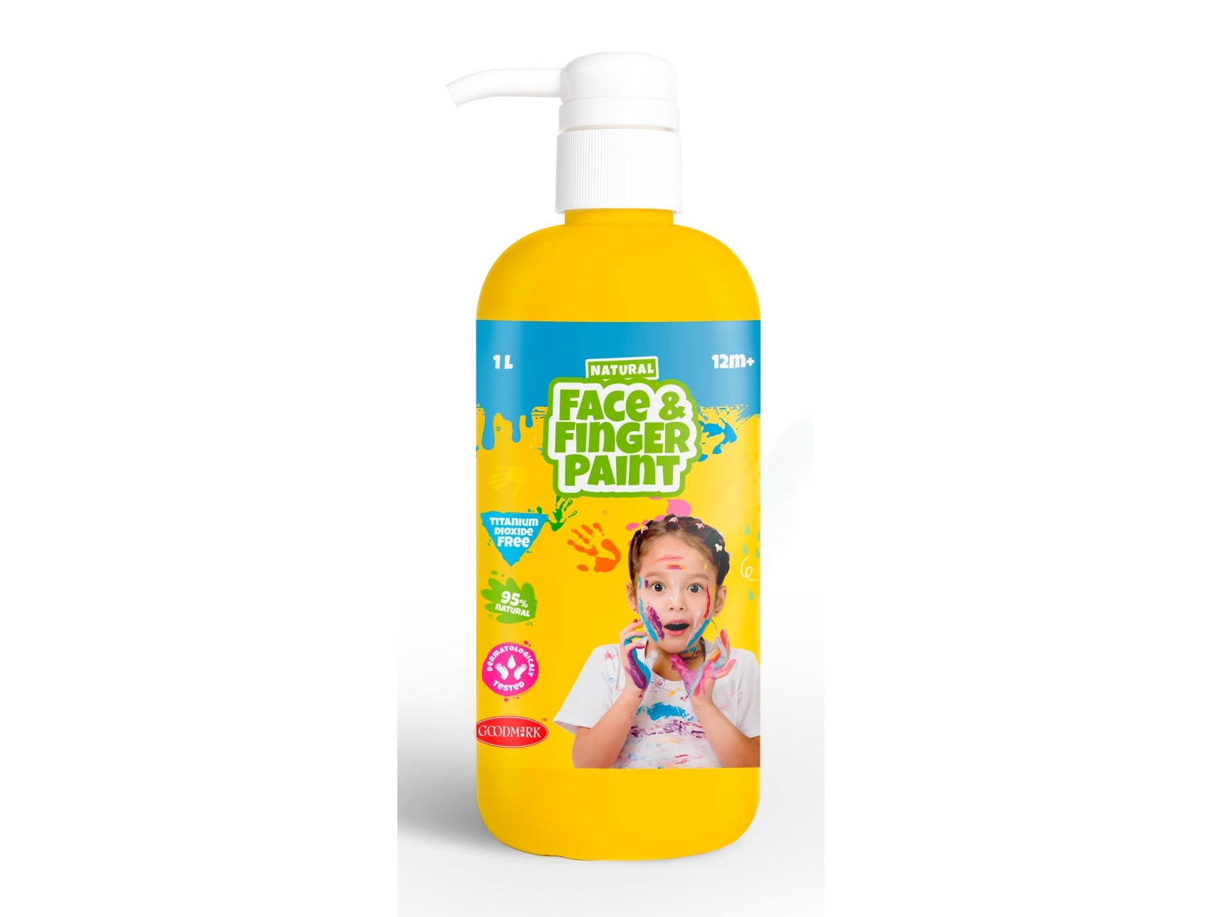 Yellow 1000ml Bottle Dispenser billede