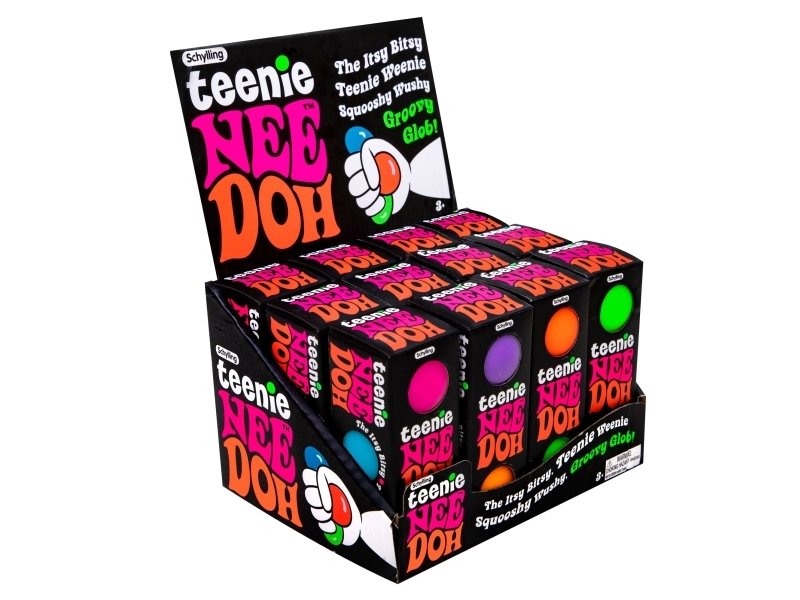 NeeDoh Fidget 3 små Bolde - Teenie - assorted