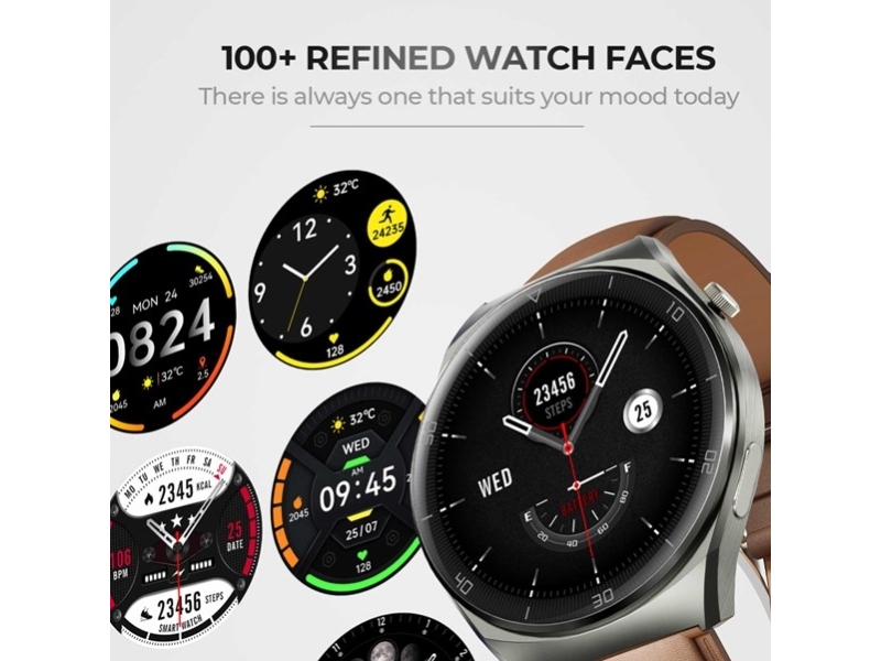 Aukey Sw-2U Smartwatch 2 Ultra, 3,63 Cm (1.43"), Amoled, Touchscreen, Wlan