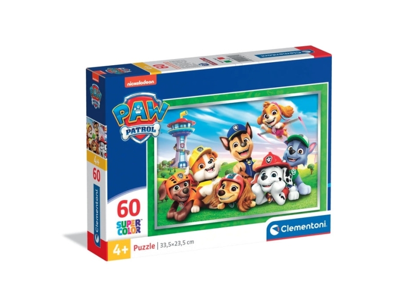 Clementoni Puslespil Paw Patrol 2025, 60 Brikker