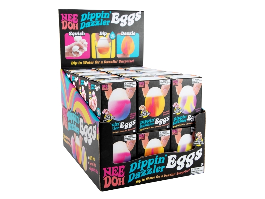 NeeDoh Dippin Dazzler Eggs - assorted