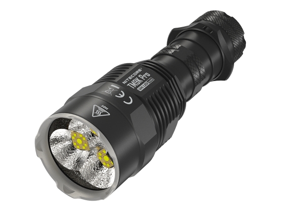 Nitecore TM9K PRO, Hånd lommelygte, Sort, Aluminium, Knapper, IP68, 3 Lampe( r)