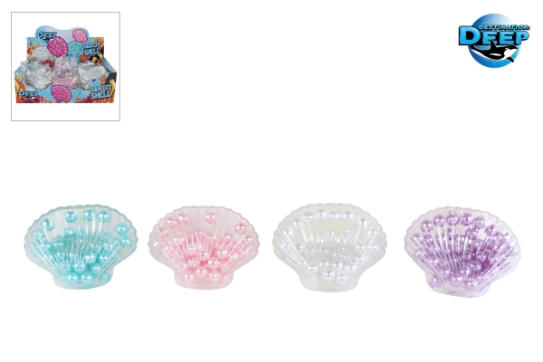 Crakle Beads Shell 8,5cm 4 asst. CDU