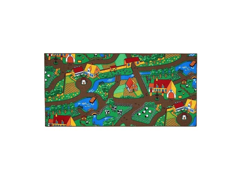 Lekmatta - Bondgård - 95 x 200 cm | Leksaker - För dom minsta - Aktivitetsfilt | GameStuff