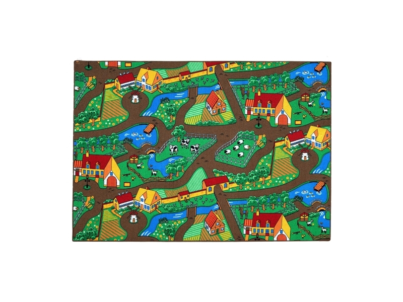 Lekmatta - Bondgård - 140 x 200 cm | Leksaker - För dom minsta - Aktivitetsfilt | GameStuff