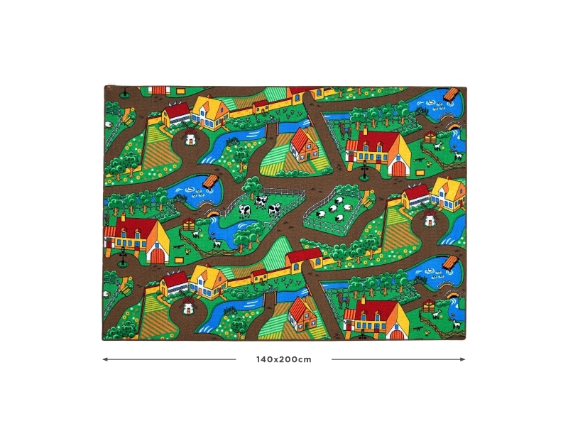 Lekmatta Bondgård 140 x 200 cm | Leksaker - För dom minsta - Aktivitetsfilt | GameStuff