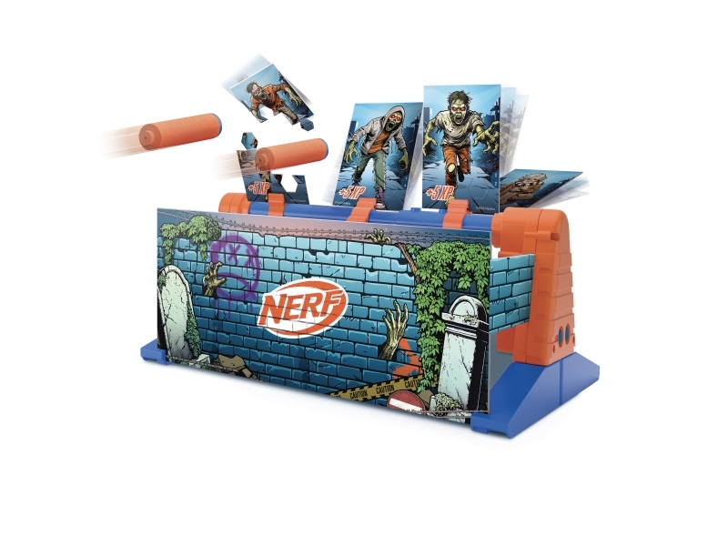 Nerf - Zombie Spin Strike - Elektronisk Skydeskivespil - Hasbro