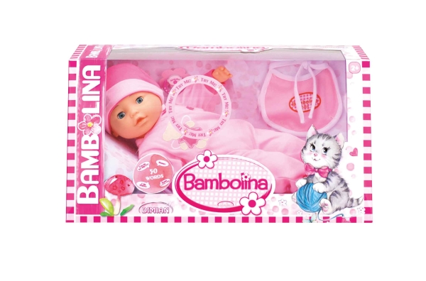 Bambolina Baby Doll With 50 Danish Words