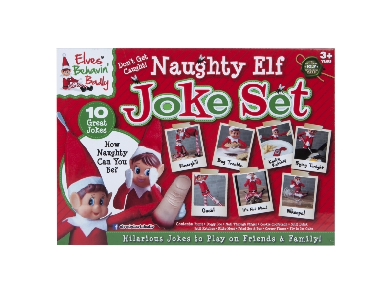 Elves Behavin' Badley Naughty Elf Box of 10 Jokes