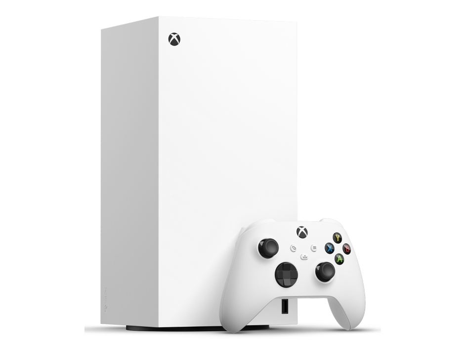 Microsoft Xbox Series X - Spelkonsol - 4K - HDR - 1 TB SSD - robotvit | Spel - Konsoler - Xbox | GameStuff