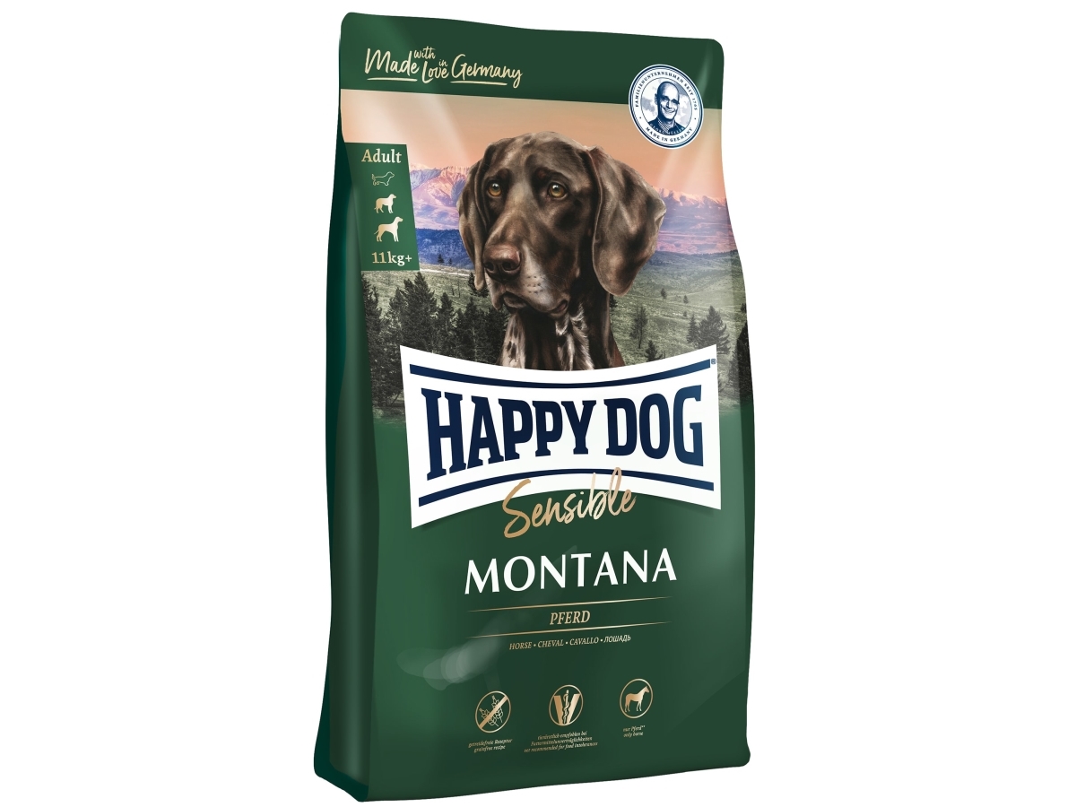 Happy Dog Sensible Montana, Voksen, Enhver Race, Hest, 10 Kg, Gluten Fri
