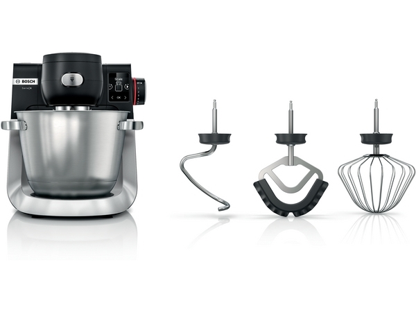 Bosch Serie 6 MUMS6ZS00, 5,5 l, Svart, Rostfritt stål, Rotations-, 1,1 m, Rostfritt stål, 1600 W | Köksapparater - Köksmaskiner - Matberedare | GameStuff