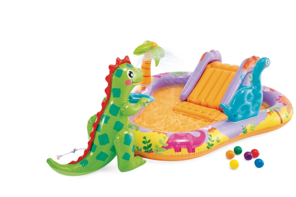 Intex Dino Park Legepool, 159L, 201X157x69 Cm