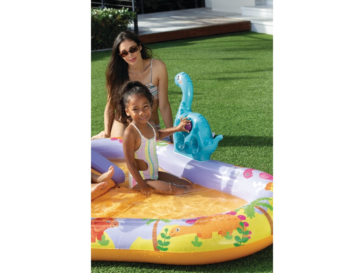 INTEX Dino Park Play Center | Utomhusleksaker - Spela i trädgården - Leksaker till trädgården | GameStuff