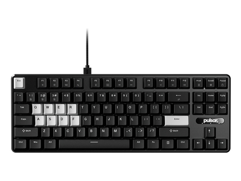 Pulsar Pcmk 2 He, Ledningsført, Usb, Magnetic-Mechanical Key Switch, Qwerty, Rgb Led, Sort