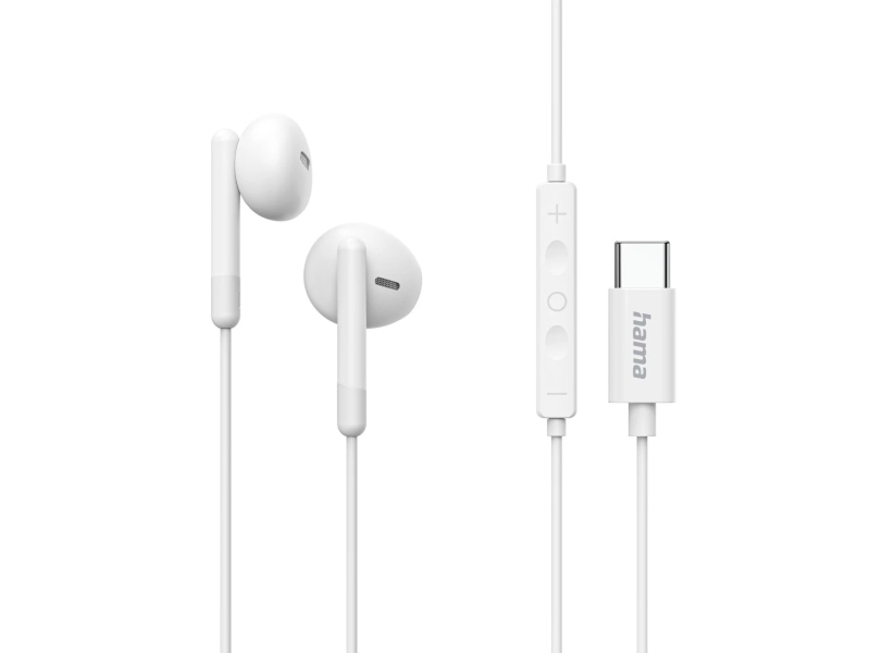 Hama Classy, Ledningsført, Opkald/Musik, 20 - 20000 Hz, 16 G, Headset, Hvid