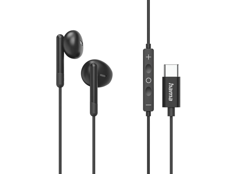 Ausinės Hama Classy Usb-C Juoda