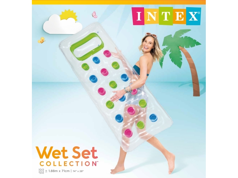Intex 59894NP, Multifärg, Badmadrass, Mönstrad, Vinyl, Unisex, 100 kg | Trädgården - Pools & Vatten spel - Badluftsmadrasser | GameStuff