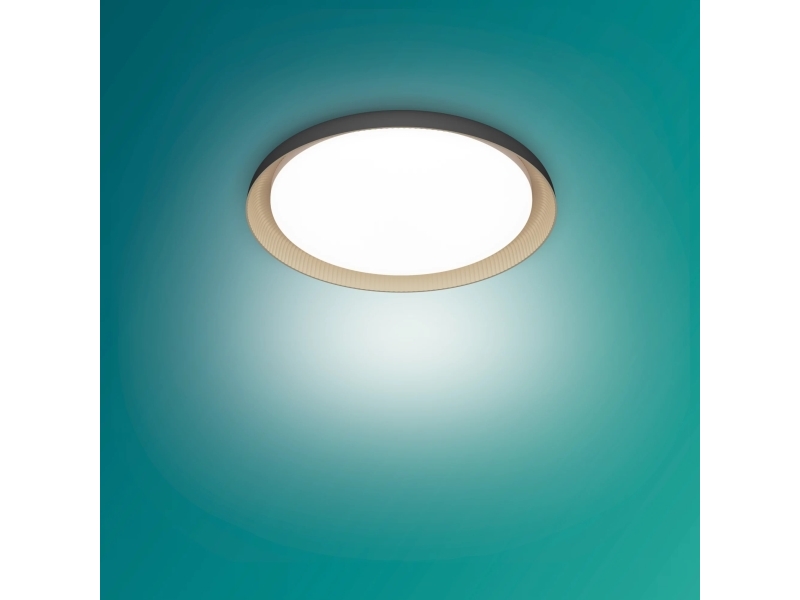 Philips Deckenleuchte, 10 W, Led, 1850 Lm, Ip20, Schwarz, Weiß