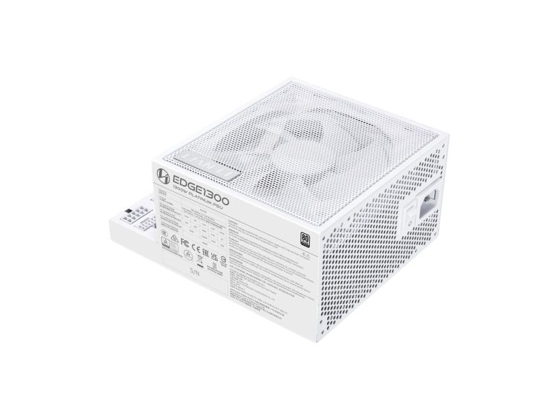 Lian Li Edge Eg0850 80 Plus Platinum-Strømforsyning Pcie 5.1 Atx 3.1 - 850 Watt (Eg0850 White)
