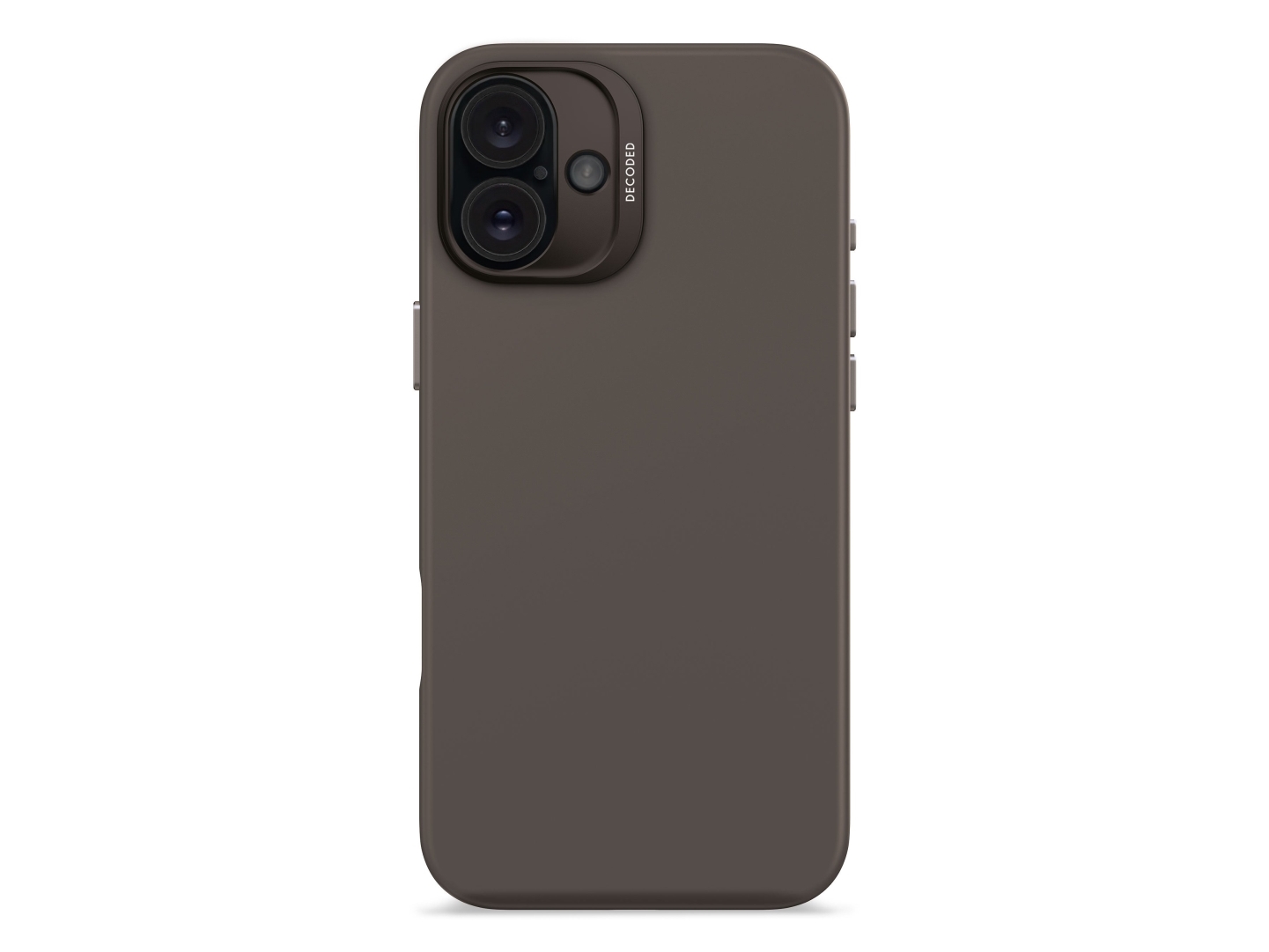 Decoded Silicone Case, Cover, Apple, Iphone 16 Plus, 17 Cm (6.7"), Sort