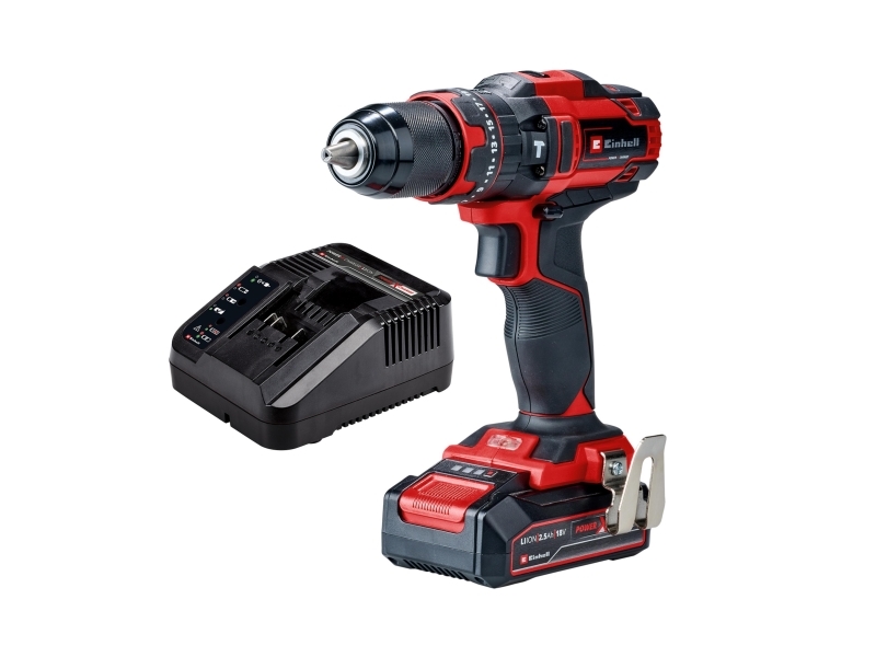 Akku-Bohrschrauber Einhell Te-Cd 18/44 Li-I, 18 V, 2,5 Ah Li-Ion, 44 Nm