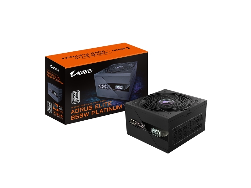 Gigabyte Aorus Elite P850w, 850 W, 100 - 240 V, 50/60 Hz, 12 A, Aktiv, 125 W
