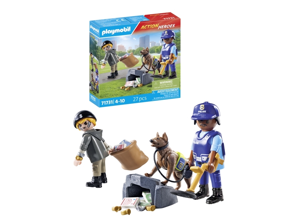 Playmobil PLM POLISHUND SÖKER TJUV, 91,87 g | Andra leksaksmärken - P-R - Playmobil | GameStuff