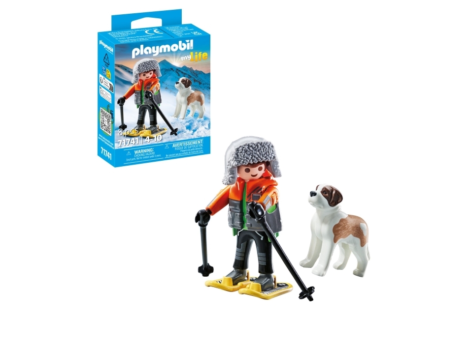 Playmobil Figur - Vandrer med Sankt Bernhardshund (myLife)