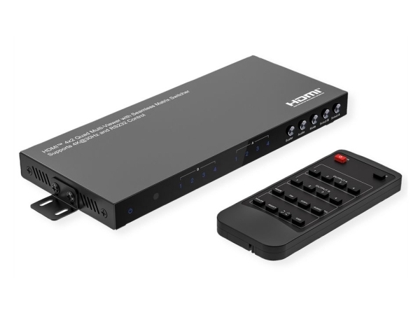 Value 14.99.3592, Av Matrix Omskifter, 3840 X 2160 Pixel, Dts, Dts-Hd Master Audio, Dolby Digital, Dolby Truehd, Sort, Metal, 5 V