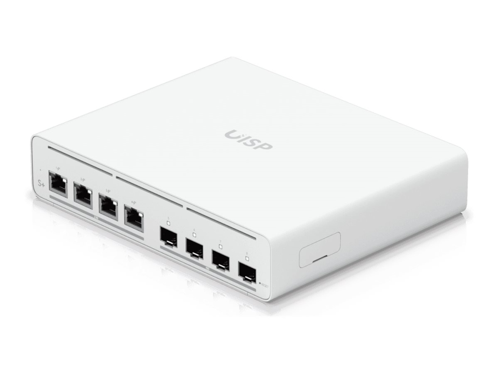 Ubiquiti Uisp Switch Plus, Managed, 2.5G Ethernet (100/1000/2500), Power Over Ethernet (Poe), Rackmontage, 1U, Wandmontage Möglich